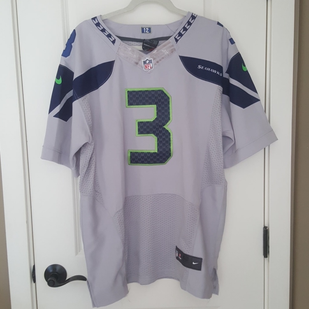 Nike Seahawk Russell Wilson Stitched Jersery