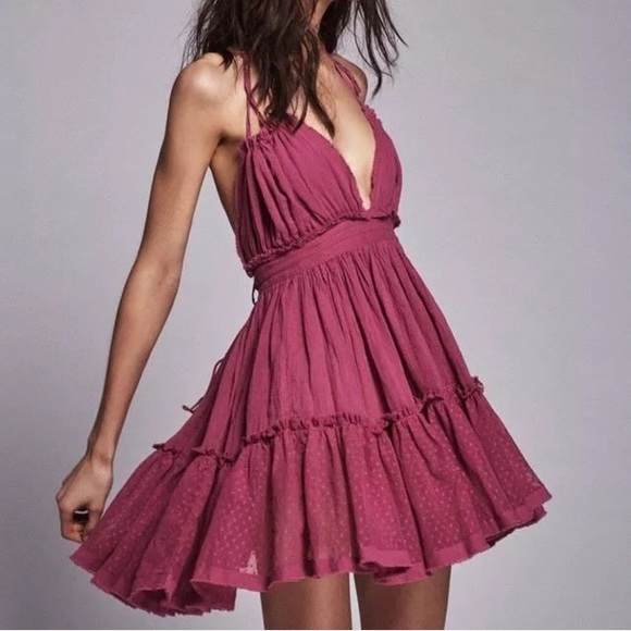 Swingy Halter Tie DRESS Tunic 100 Degrees Black - Picture 7 of 8