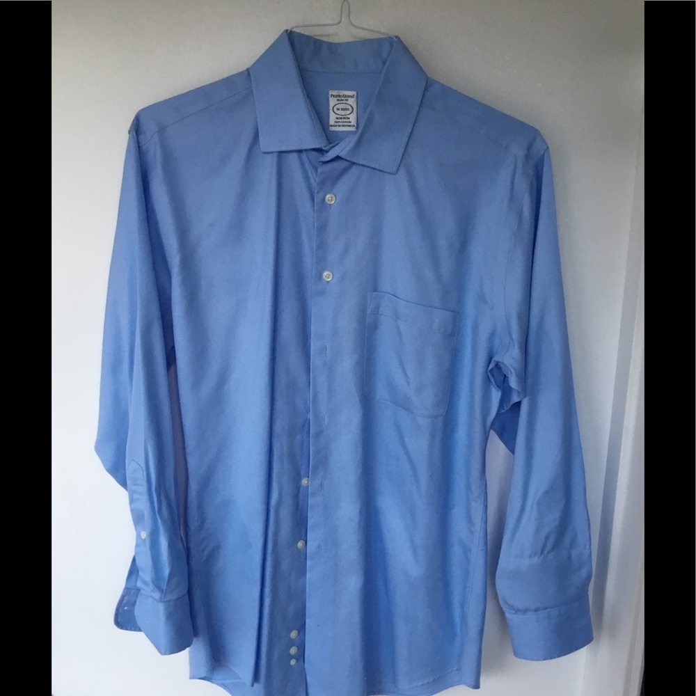 EUC Men's Cotton Non Iron Slim Fit Dress Shirt