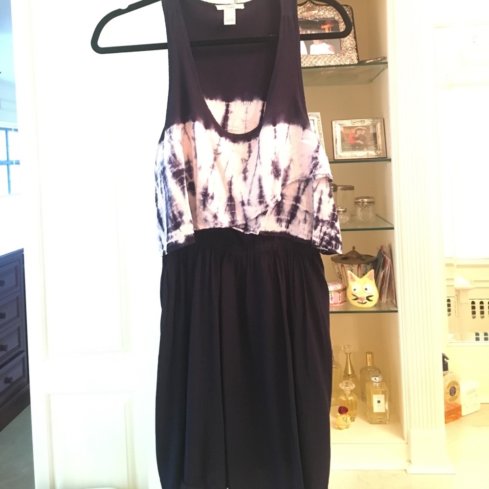 Forever 21 tie dye mini dress - cinched at waist