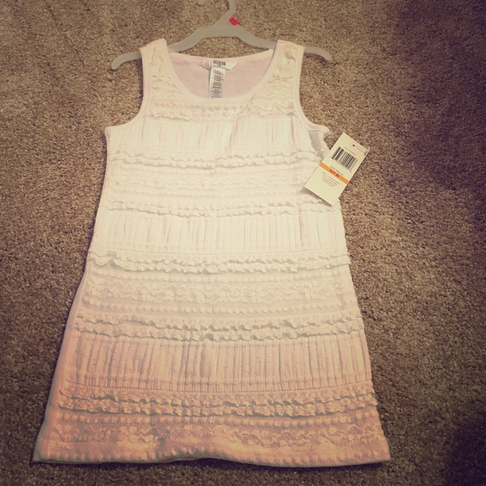 BNWT Guess Kids White Tanktop