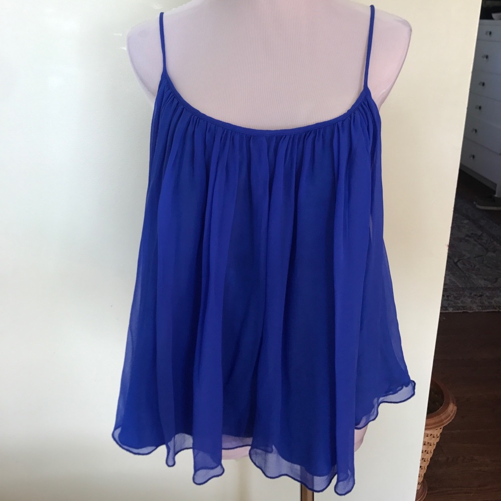 Wishlist blue tank top