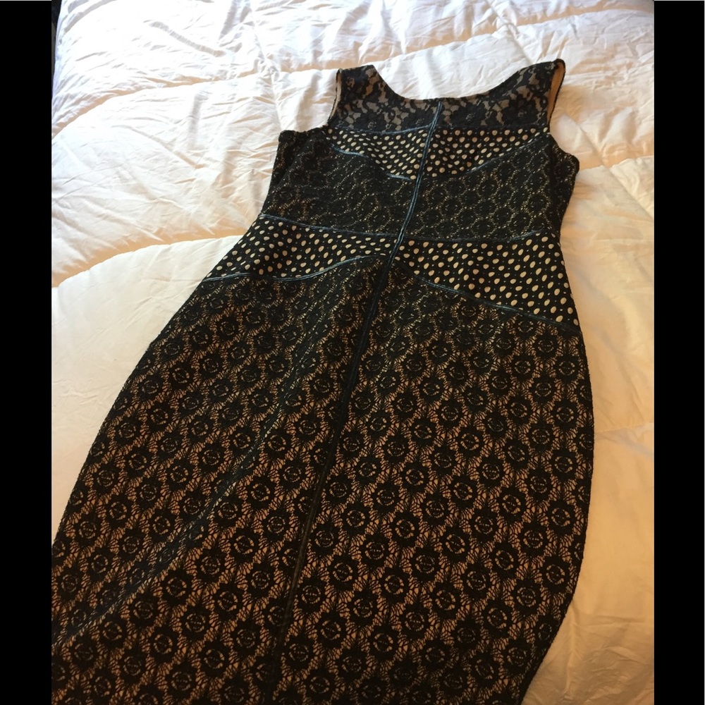 Forever 21 Black and Tan cocktail dress