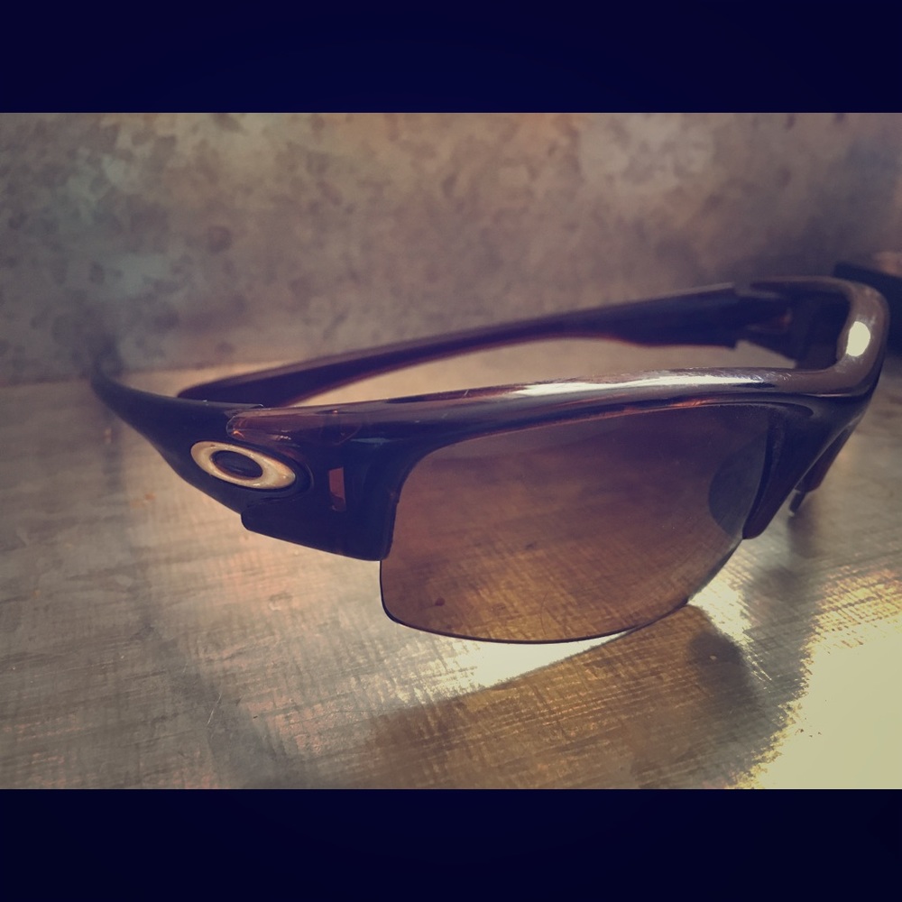 Brown Oakley Bottlecap Classic Sunglasses! Good!