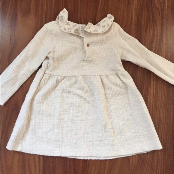 Zara BabyGirl Cream Dress - Picture 4 of 4