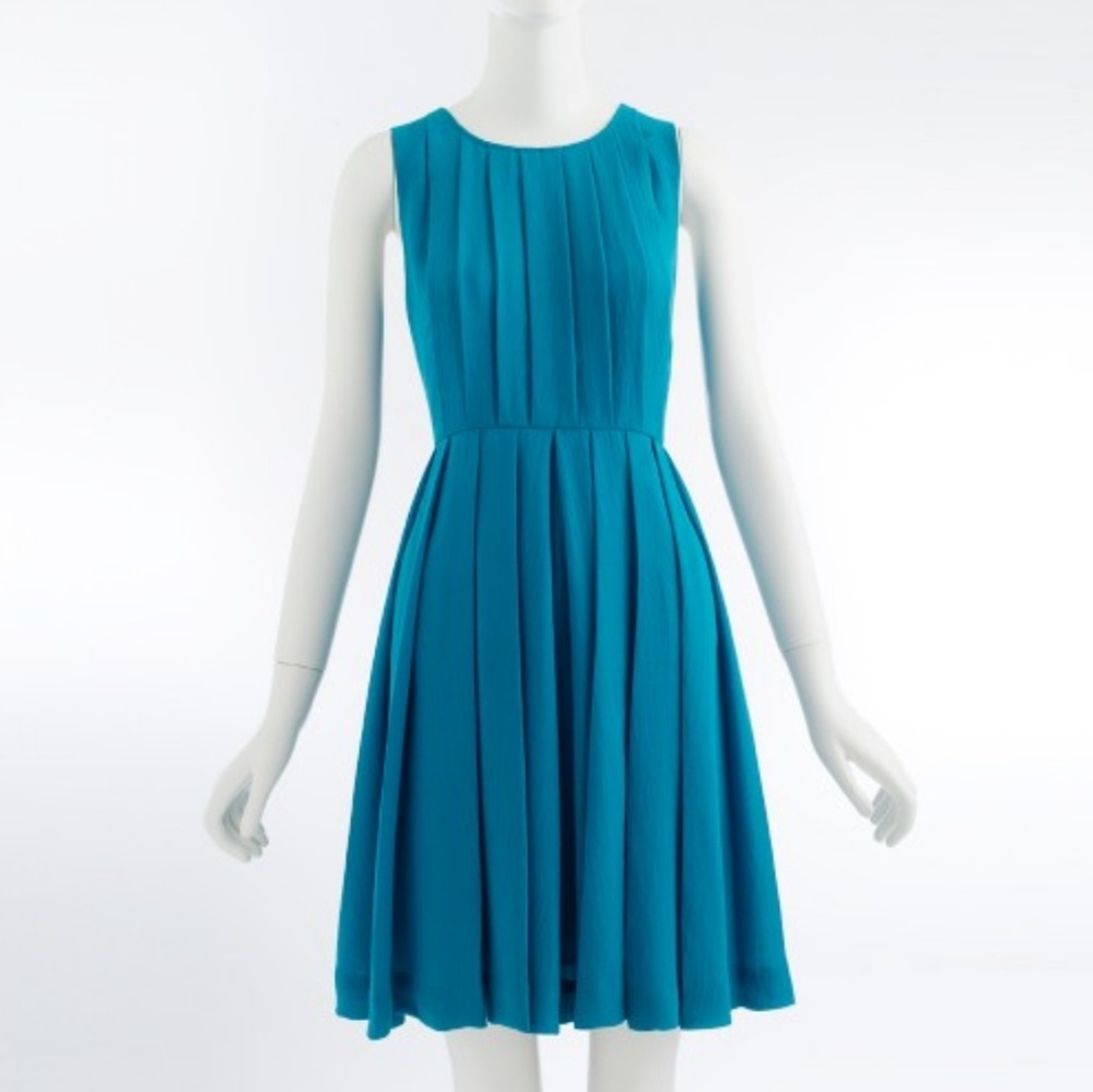 J Crew Factory Pleated Shift Dress