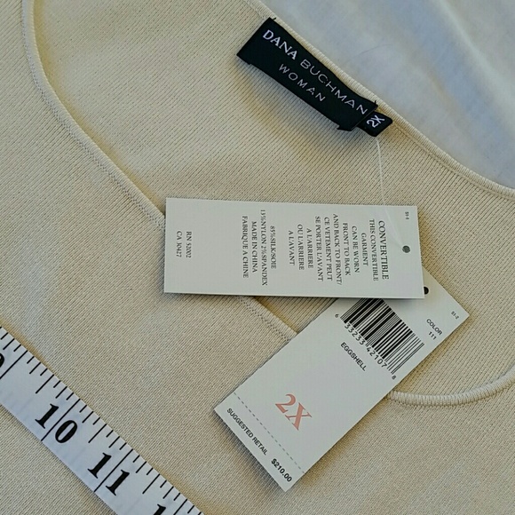 Dana Buchman Vintage Silk Timeless Tank 2X (1X) - Picture 4 of 7