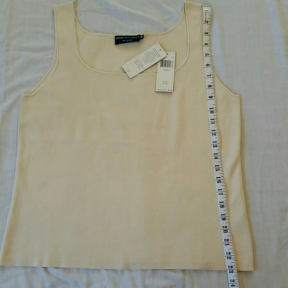 Dana Buchman Vintage Silk Timeless Tank 2X (1X) - Picture 6 of 7