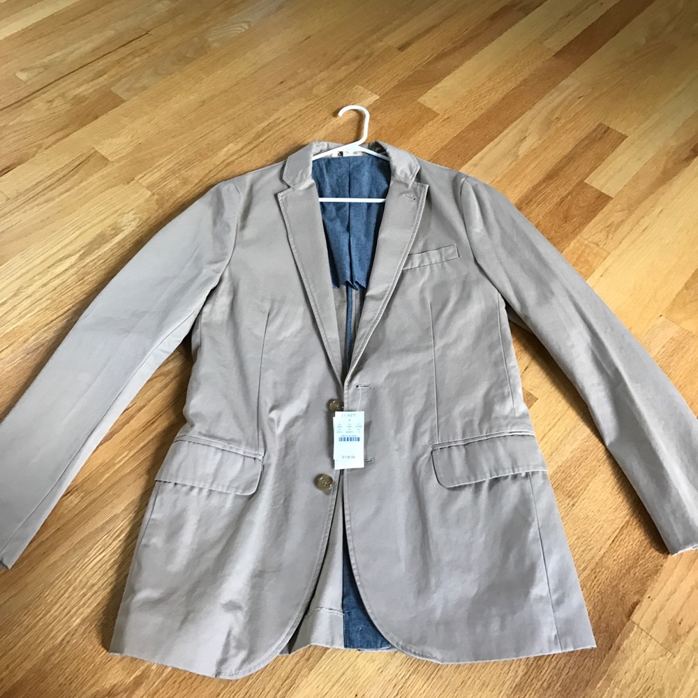 Khaki/tan j crew blazer