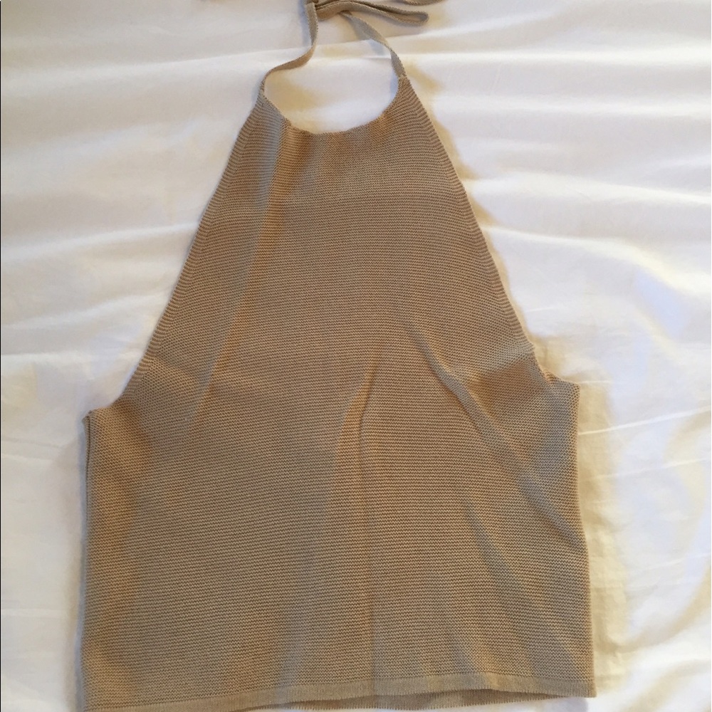 Silence + Noise halter top