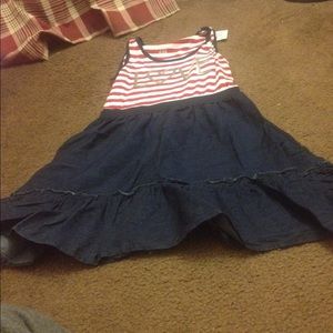 Girls American flag inspired dress