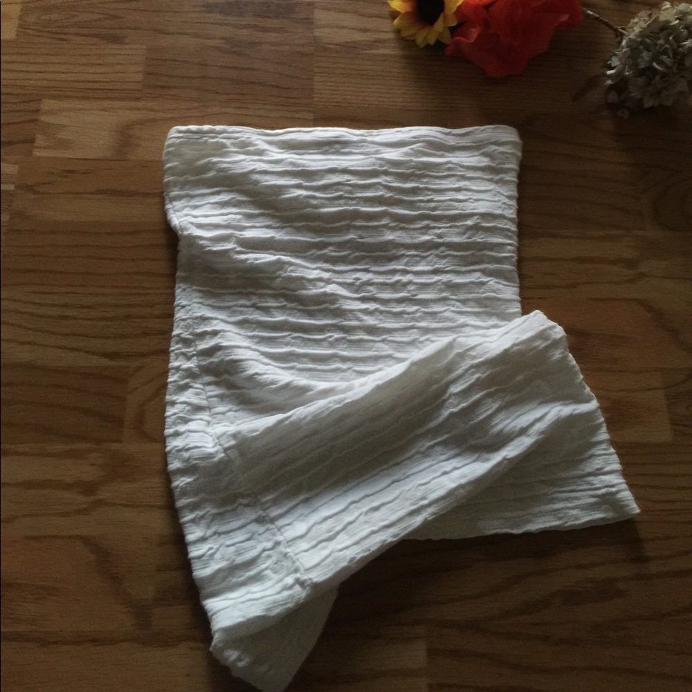 White tube top.