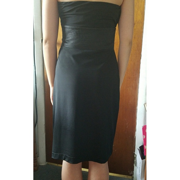 Black Strapless Dress - Picture 2 of 3