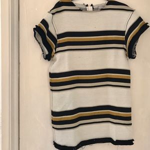 Frayed dress striped hemp sack ASOS 6-10