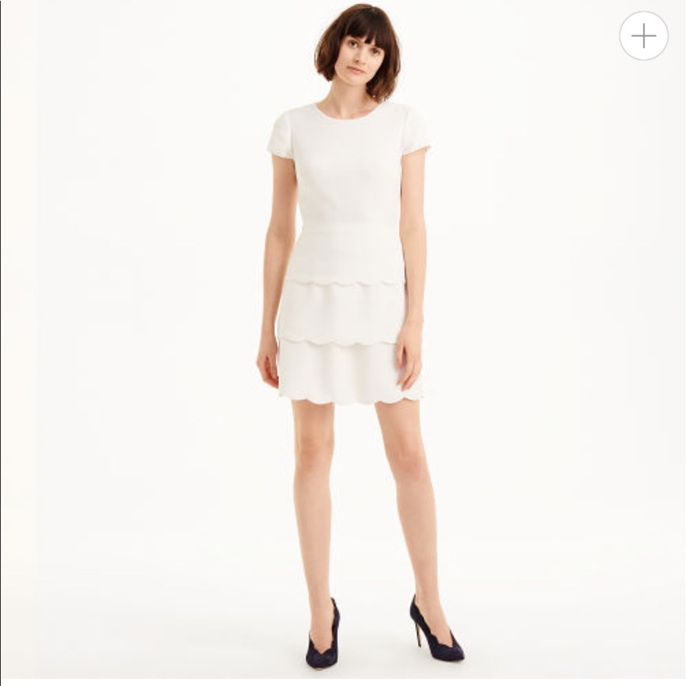 Club Monaco Colby Scalloped Dress