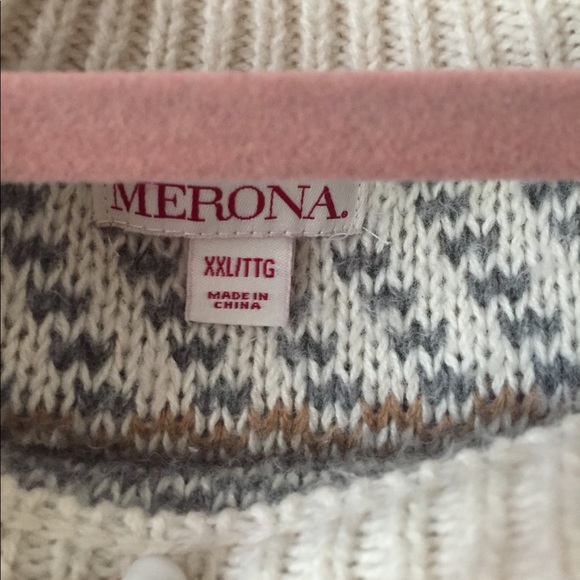 Gold and Silver Knit Target Sweater - Picture 2 of 4