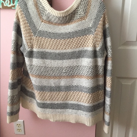 Gold and Silver Knit Target Sweater - Picture 4 of 4
