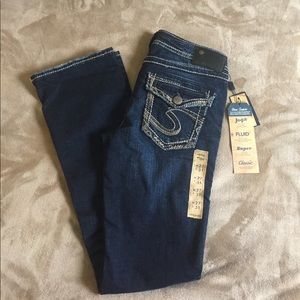 Silver Aiko Slim-boot Jeans