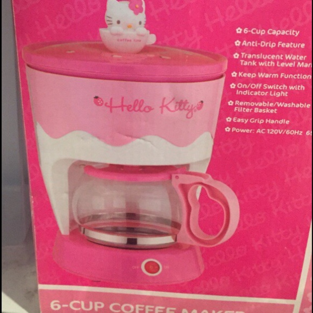 Hello Kitty 6 cup coffee maker