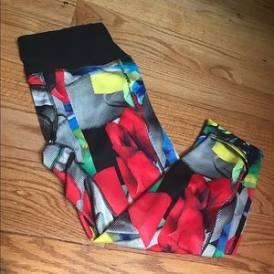 RBX Floral Cropped Workout Pants!!