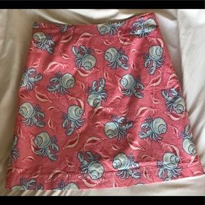 Vineyard Vines Pink & Blue Hermit Crab Skirt