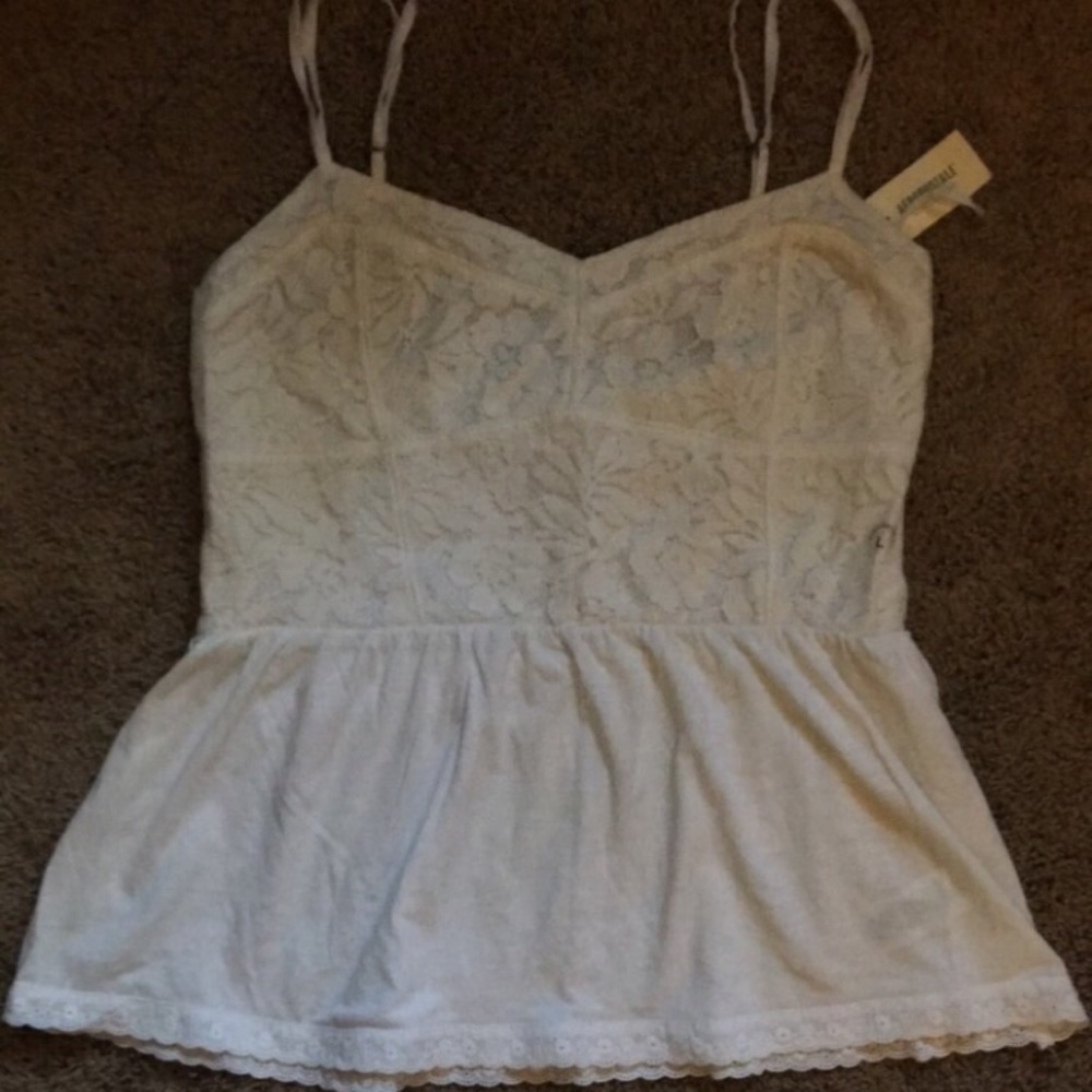 AEROPOSTALE Lace baby doll spaghetti strap top