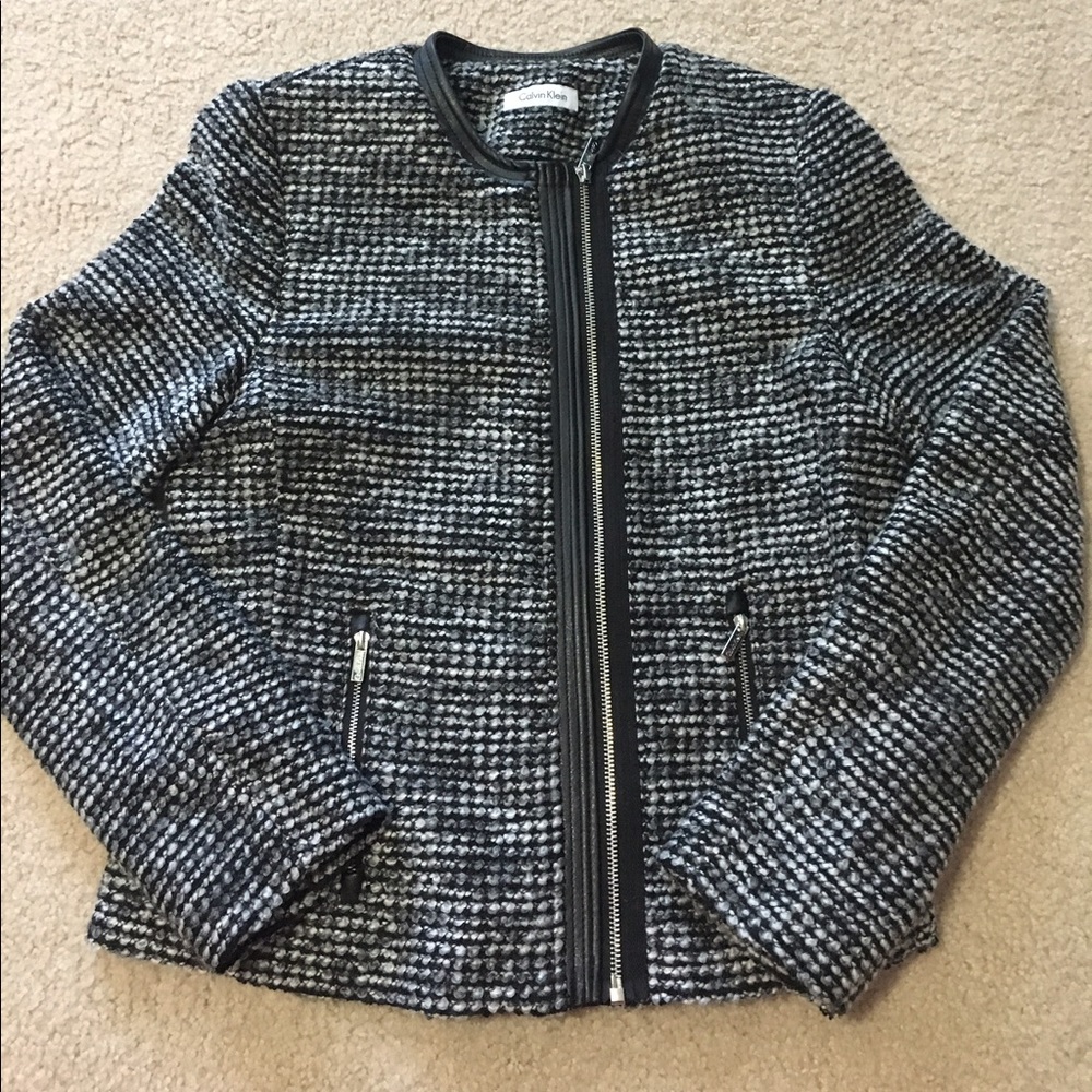 Calvin Klein Tweed Jacket size M