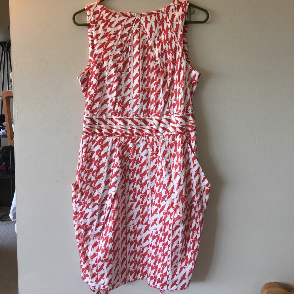 EUC Closet London Tulip Dress Bird Print size 8