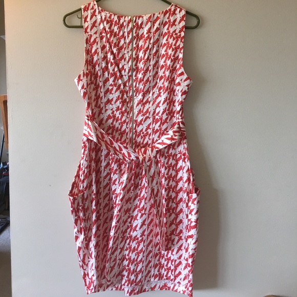 EUC Closet London Tulip Dress Bird Print size 8 - Picture 3 of 4