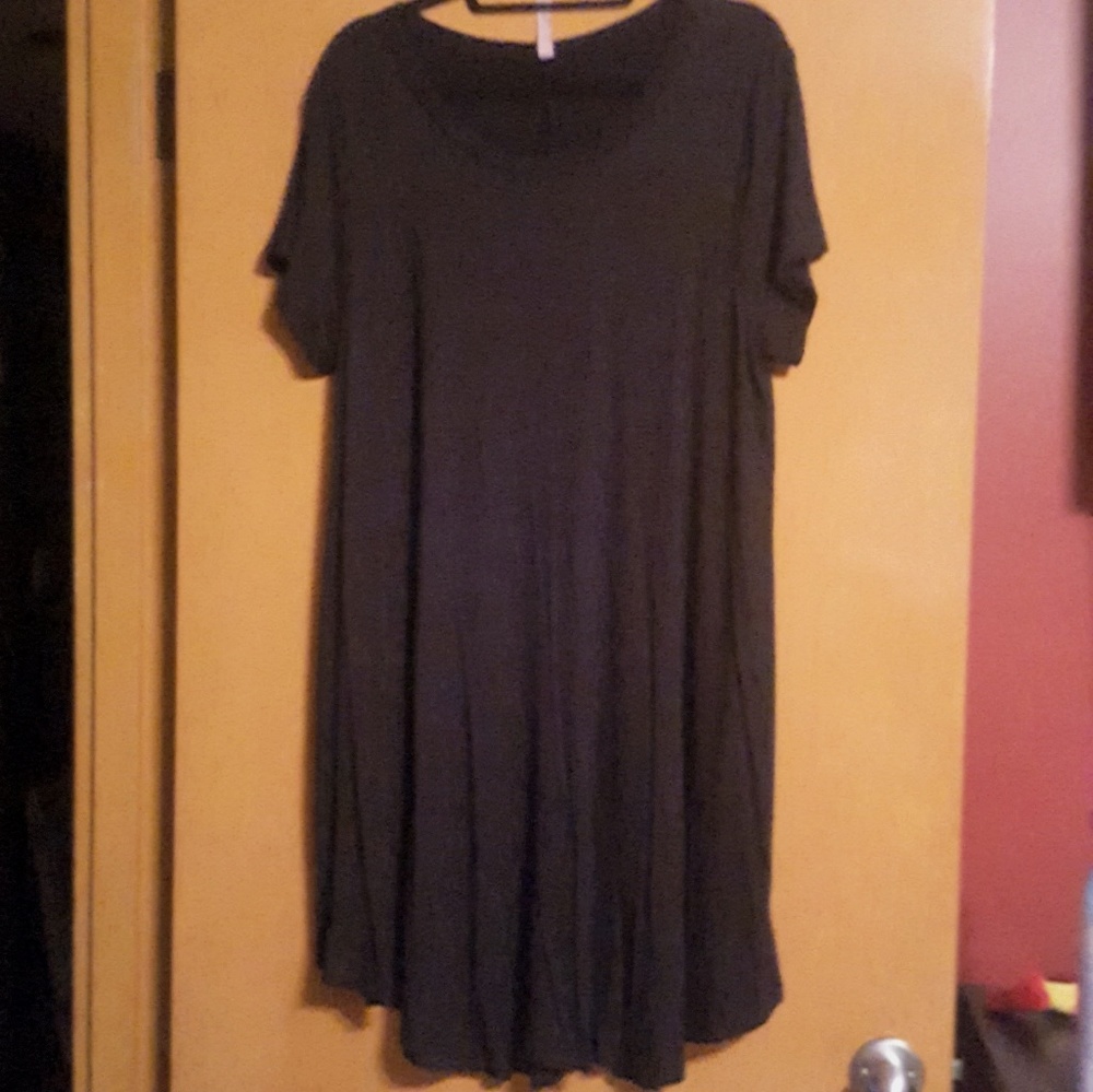 XL Black tshirt Dress