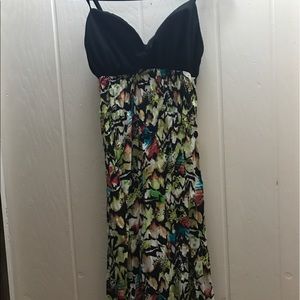 summer multicolor maxi dress