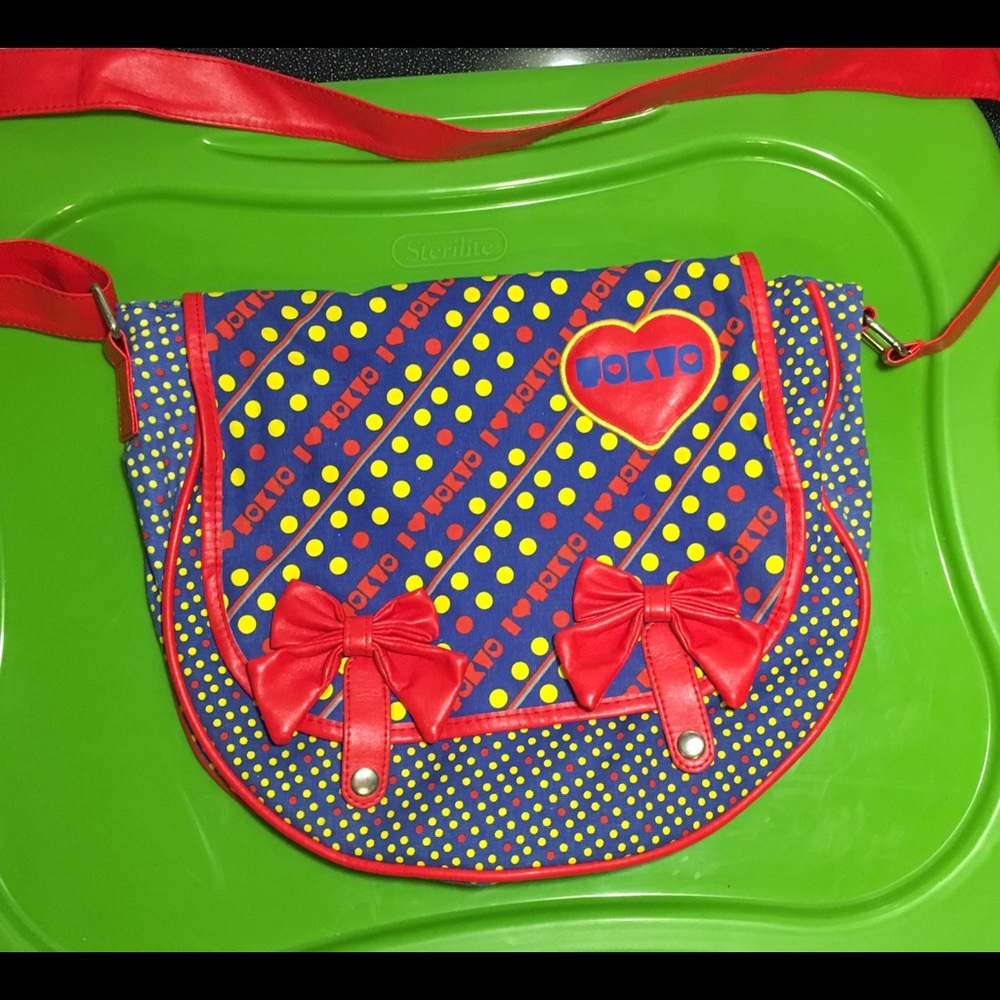 LoungeFly I Love Tokyo Courier Style Bag