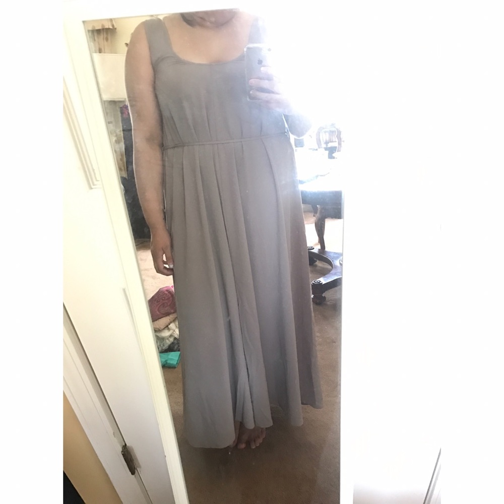 American Apparel / Taupe Maxi Dress - Picture 2 of 6