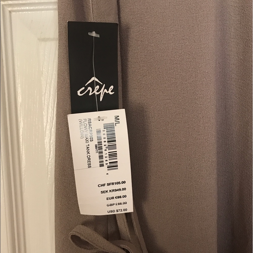 American Apparel / Taupe Maxi Dress - Picture 5 of 6