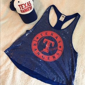 VS sequin Texas Rangers short tank