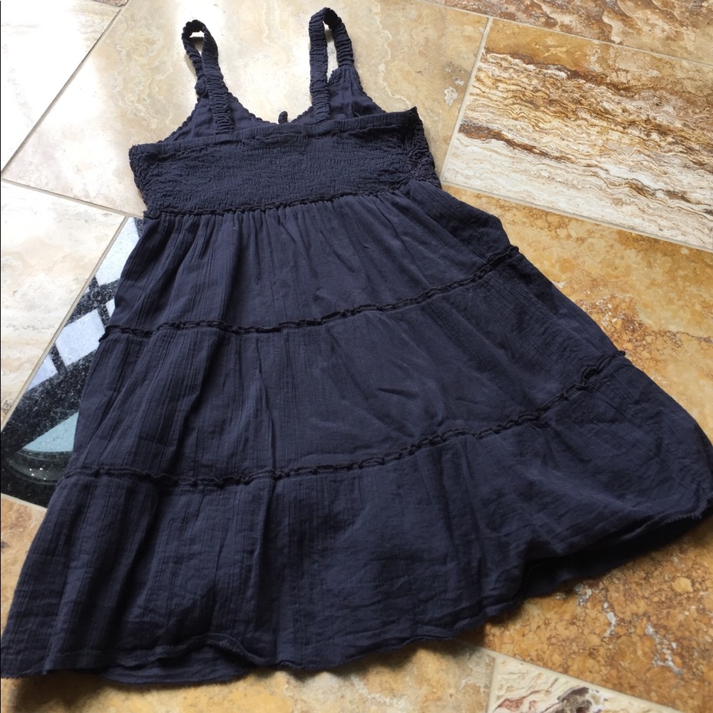 Athleta boho full-lined elastic sundress soft navy - Picture 5 of 8