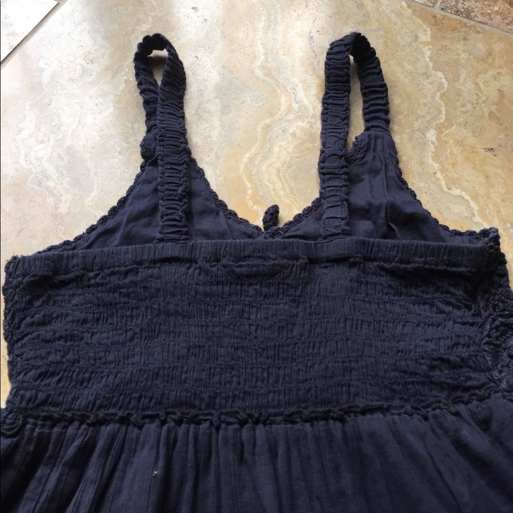 Athleta boho full-lined elastic sundress soft navy - Picture 7 of 8