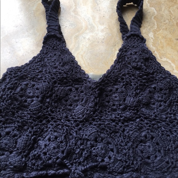 Athleta boho full-lined elastic sundress soft navy - Picture 3 of 8