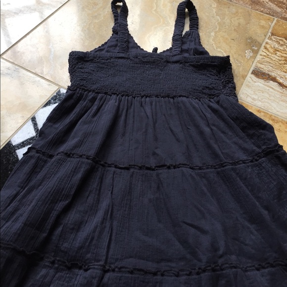 Athleta boho full-lined elastic sundress soft navy - Picture 6 of 8