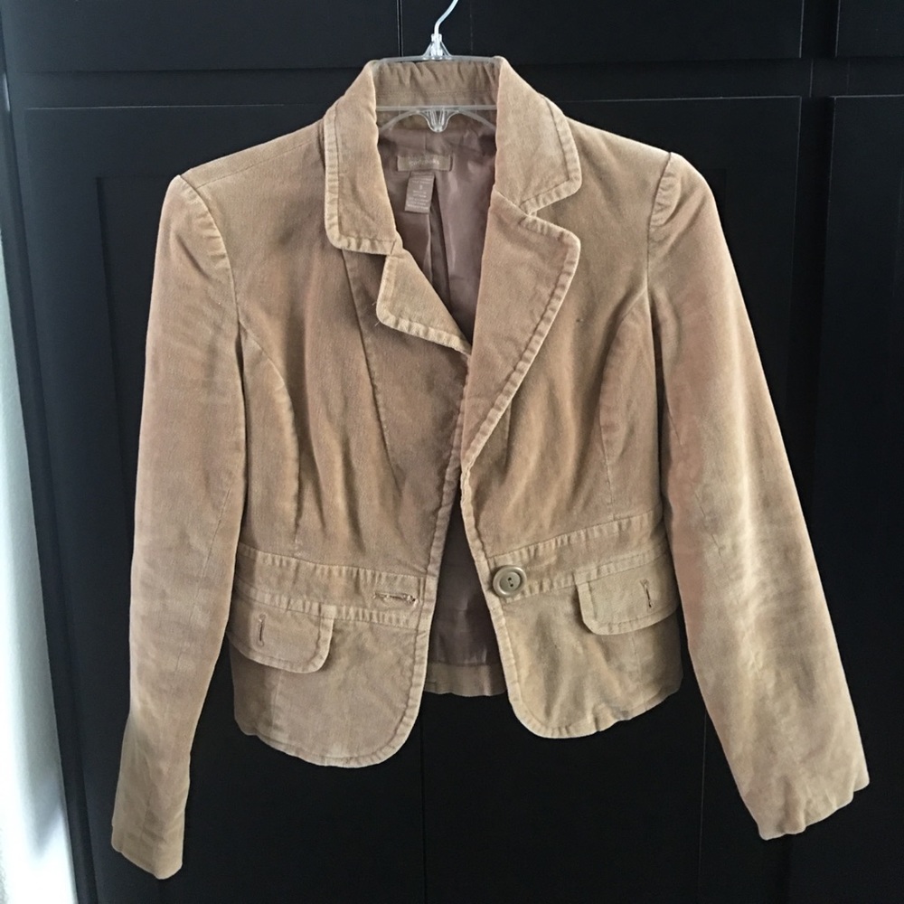 Tan blazer jacket