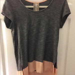 Anthropologie gray tee
