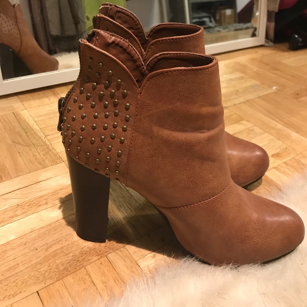 Studded booties