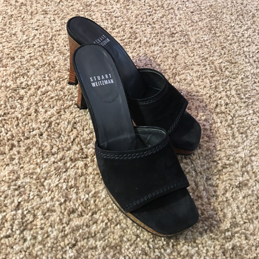 Stuart Weitzman peep toe heels