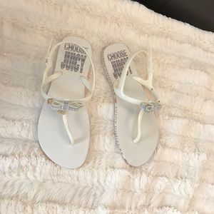 Juicy Couture flip flops sandals