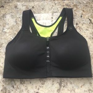 Nike Zip-Up sports bra