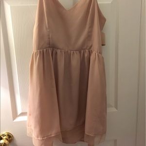 Nude tank dress