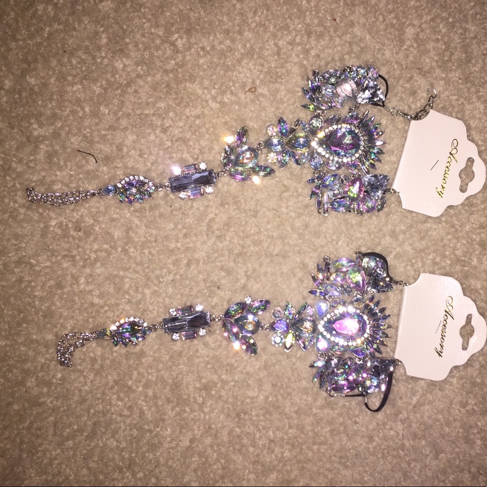 Rhinestone Barefoot Sandal