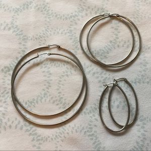 Hoop earring lot