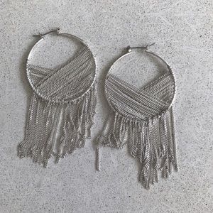 BCBG Dreamcatcher Earrings - Silver