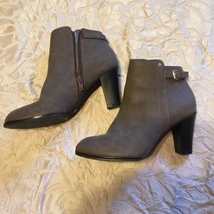 ***SUMMER SALE ONLY** Gray suede boots size 6.5